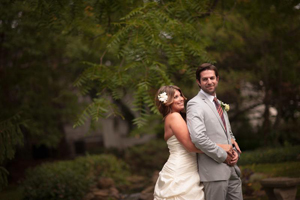 Bride Coming Down Stairs Chagrin Valley Athletic Club